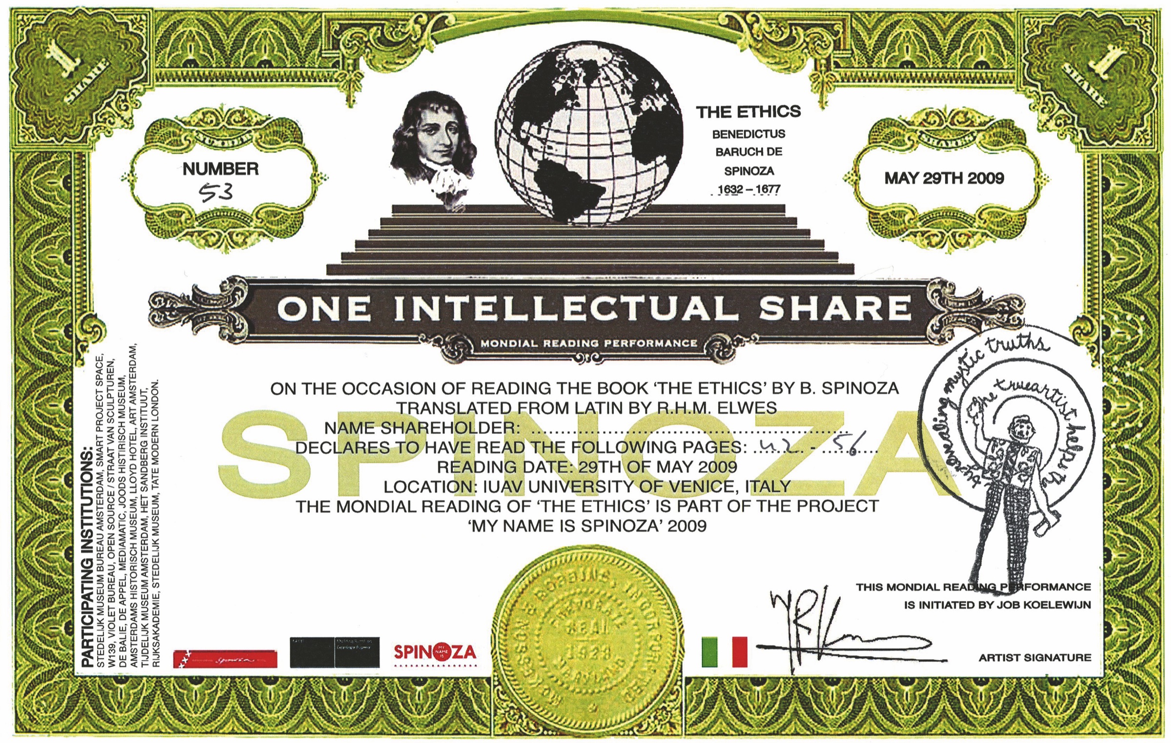 Spinoza Around the World