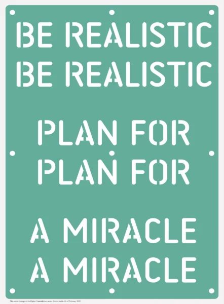Be Realistic