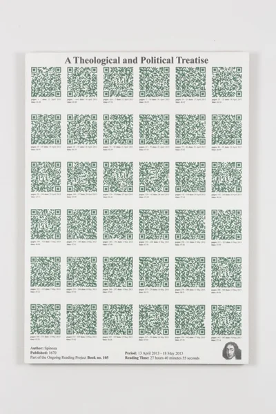 QR-codepaneel van boek nr. 105