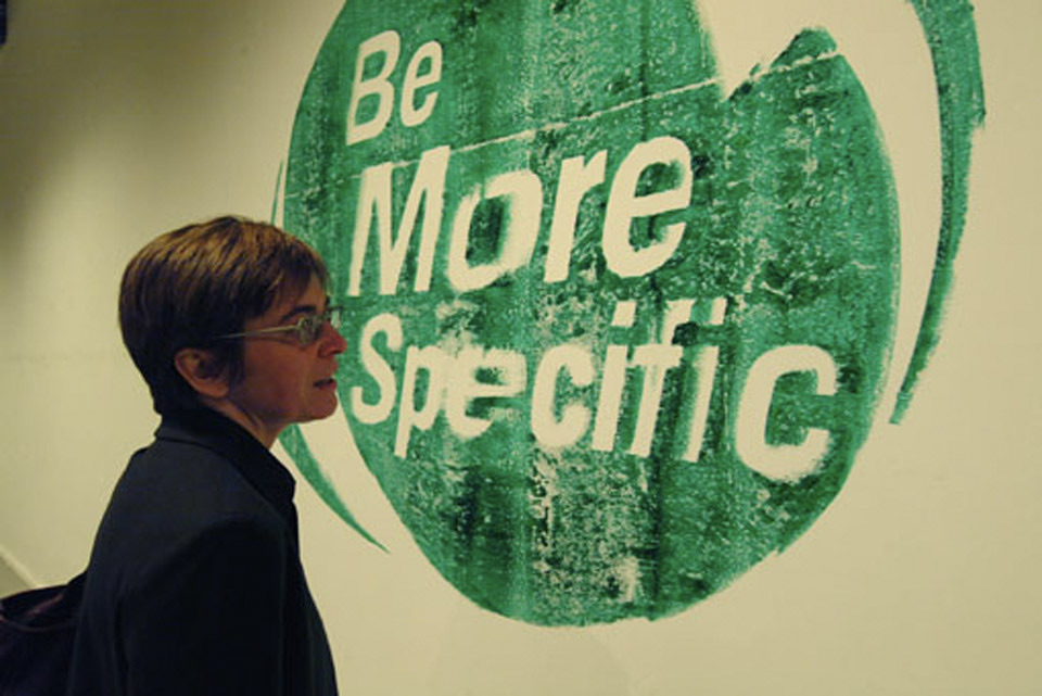 Be More Specific